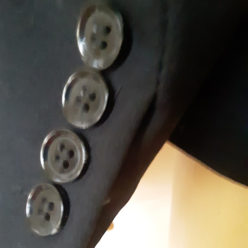 Zara Basic Black Suit Blazer - Picture 4 of 5